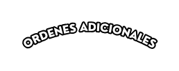 ordenes adicionales